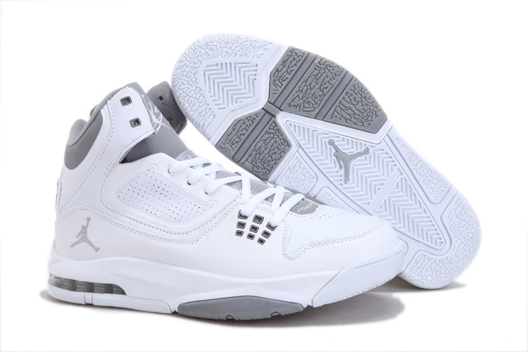 Jordan Flight 23 RST White Grey - Click Image to Close