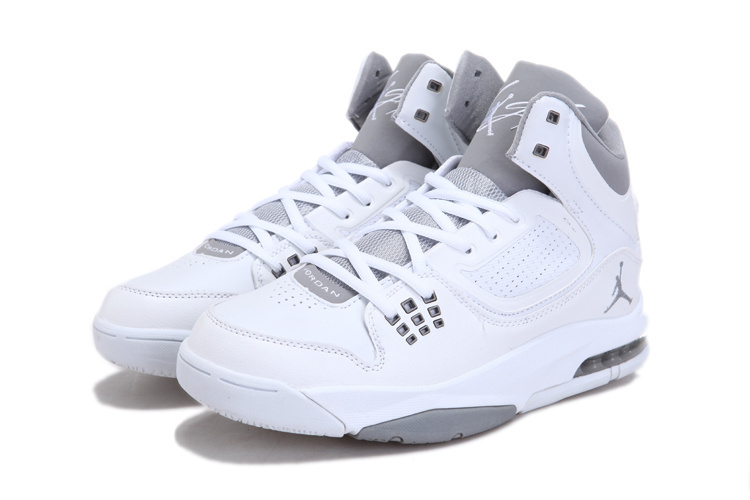 Jordan Flight 23 RST White Grey - Click Image to Close