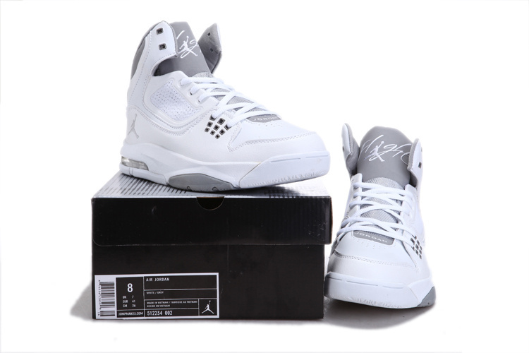 Jordan Flight 23 RST White Grey - Click Image to Close