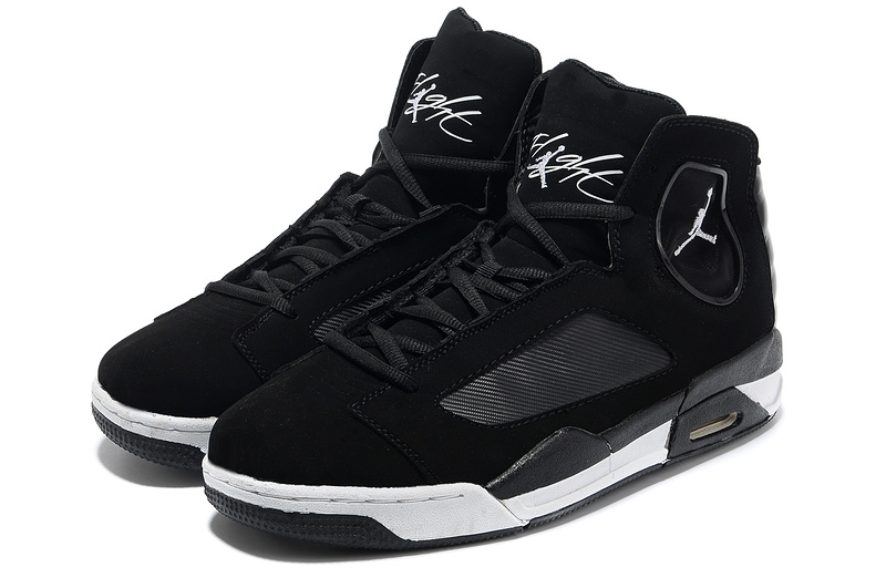 2013 Air Jordan Flight Luminary Black White Shoes - Click Image to Close