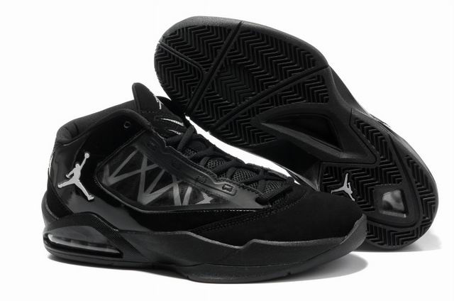 2012 Jordan Flight The Power All Black Shoes
