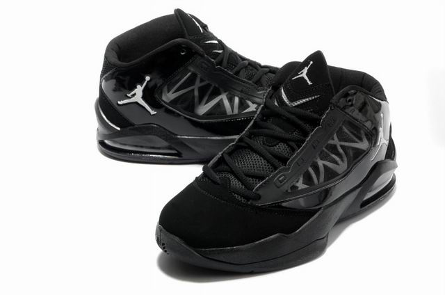 2012 Jordan Flight The Power All Black Shoes