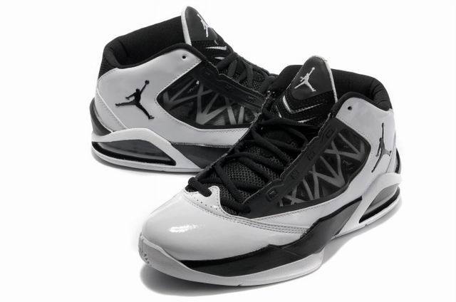 2012 Jordan Flight The Power Black Grey Shoes