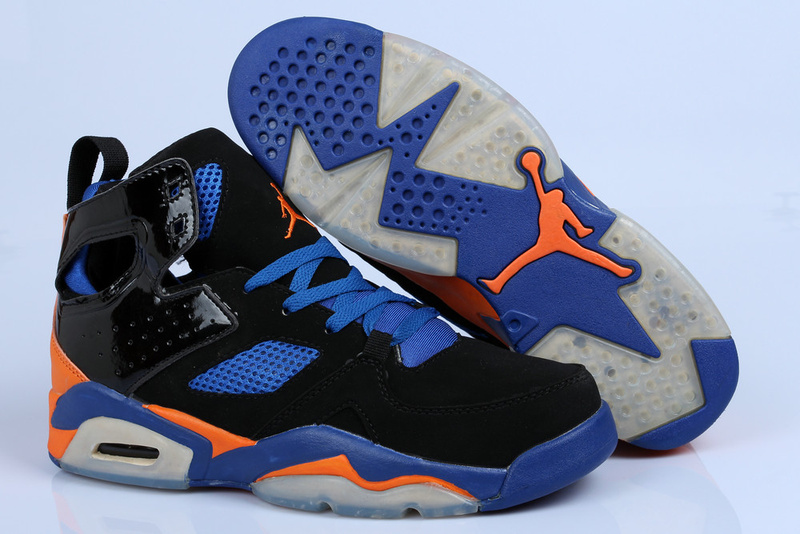 2013 Jordan Fltclb '911 Black Blue Orange Shoes