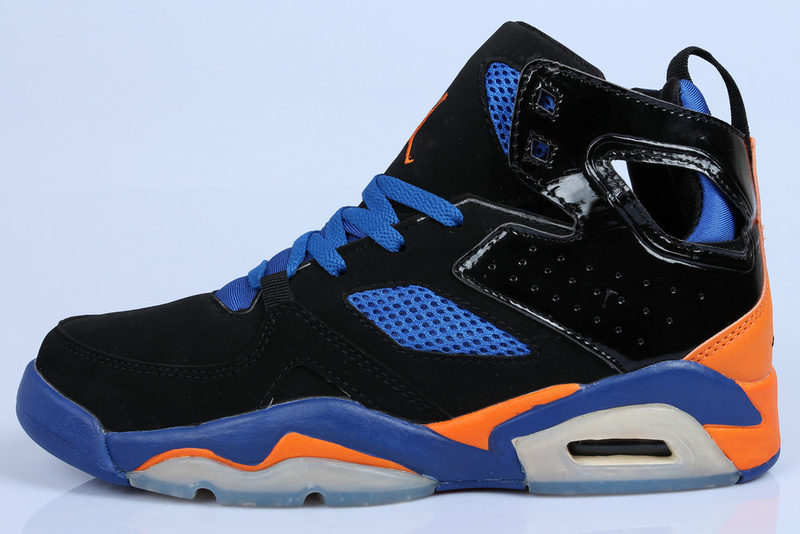 2013 Jordan Fltclb '911 Black Blue Orange Shoes