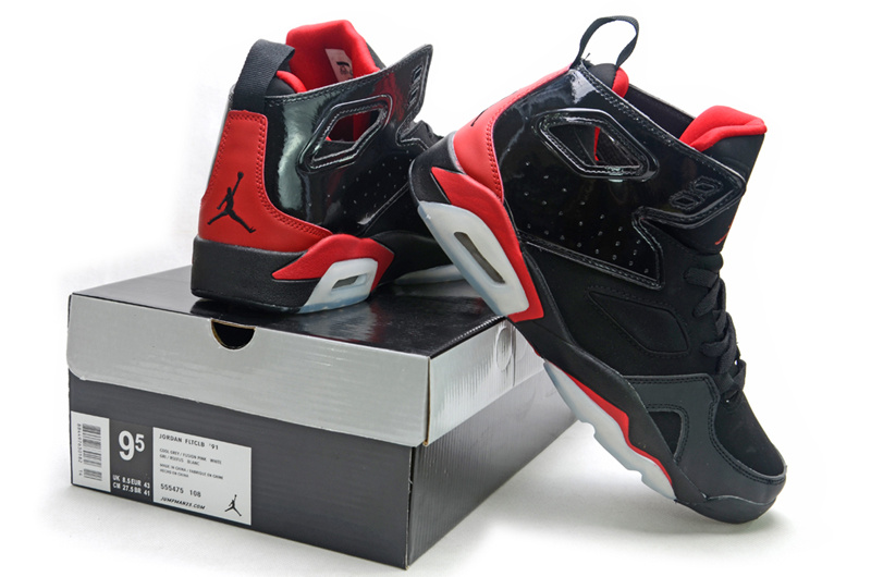 2013 Jordan Fltclb 911 Black Red Shoes