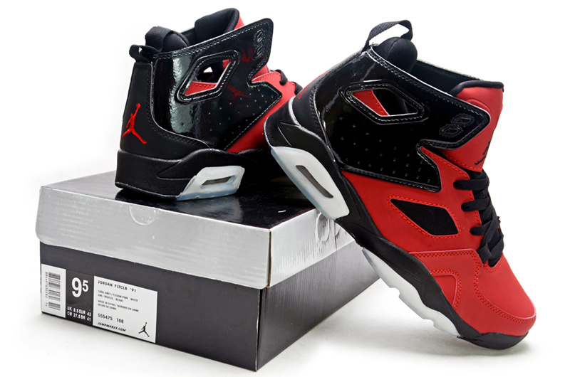 2013 Jordan Fltclb 911 Black Red White Shoes