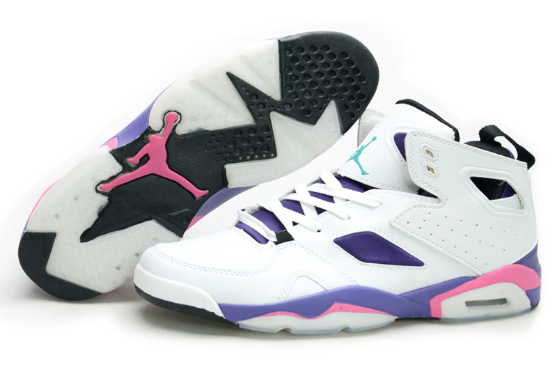 2013 Jordan Fltclb 911 White Purple Pink Shoes