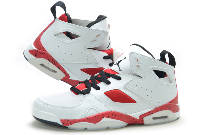 2013 Jordan Fltclb 911 White Red Shoes