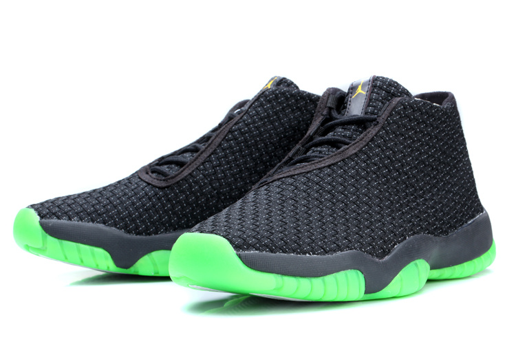 Air Jordan Future Black Green Shoes - Click Image to Close