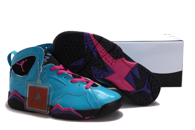 2015 Real Air Jordan Hardcover Blue Pink Black For Women - Click Image to Close