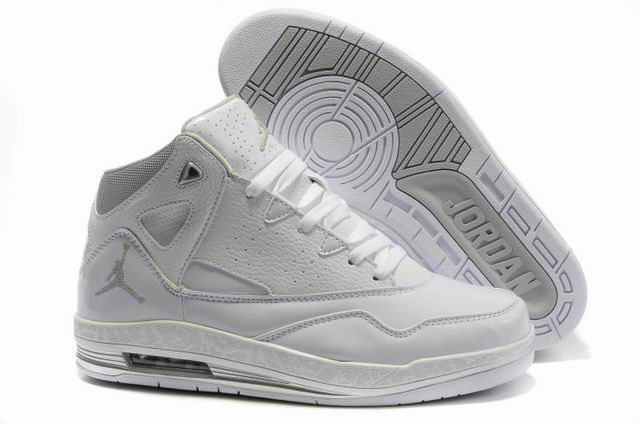 Authentic Jordan Jumpman H Series II All White Shoes - Click Image to Close