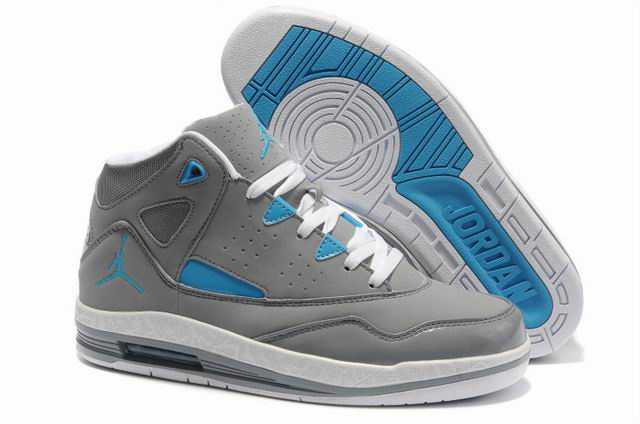 Authentic Jordan Jumpman H Series II Grey White Blue Shoes - Click Image to Close