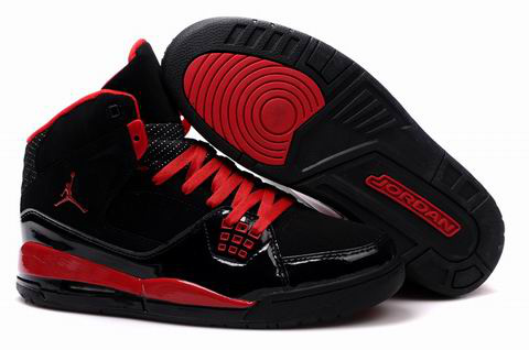 Authentic Jordan Jumpman Shoes Black Red