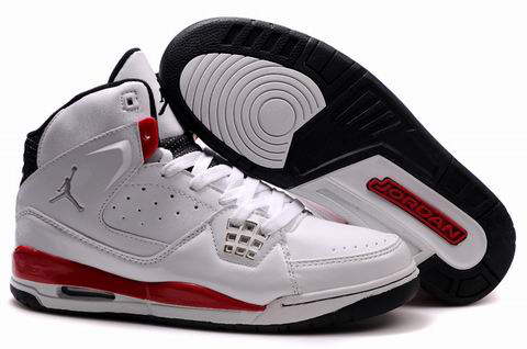Authentic Jordan Jumpman Shoes White Red Black
