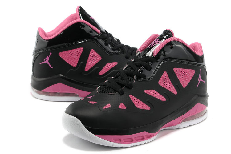 Authentic Jordan Melo 8 Black Pink White Shoes For Women - Click Image to Close