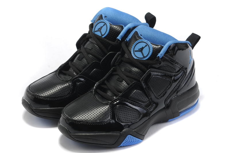 Jordan Old School II Black Blue - Click Image to Close