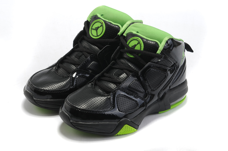 Jordan Old School II Black Green - Click Image to Close