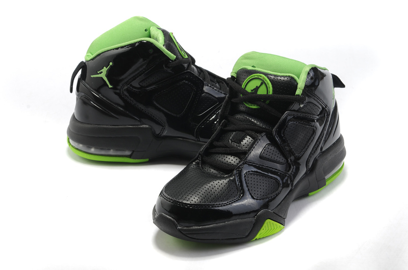 Jordan Old School II Black Green - Click Image to Close