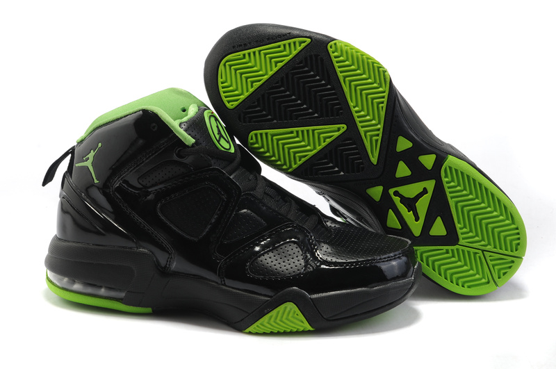 Jordan Old School II Black Green - Click Image to Close