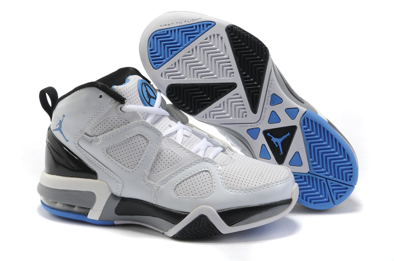 Jordan Old School II White Black Blue - Click Image to Close