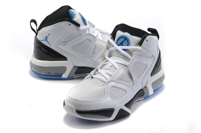 Jordan Old School II White Black Blue - Click Image to Close