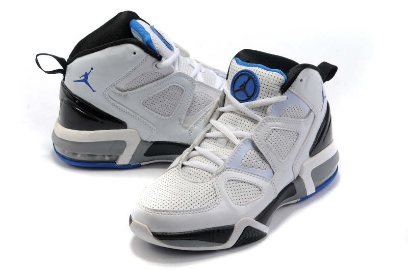 Jordan Old School II White Black Dark Blue - Click Image to Close