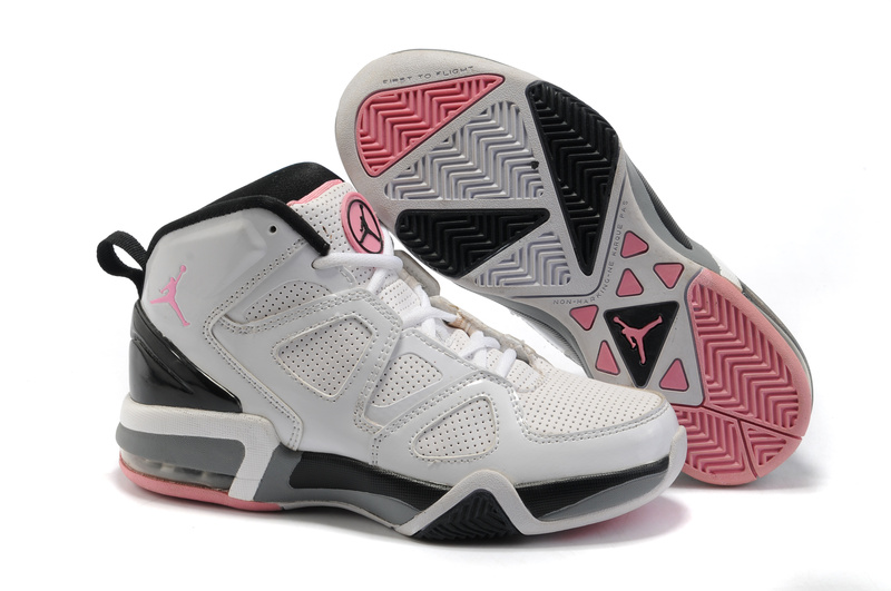 Jordan Old School II White Black Pink - Click Image to Close