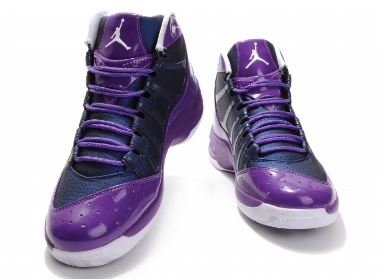 Air Jordan Play In Purple White Shoes - Click Image to Close