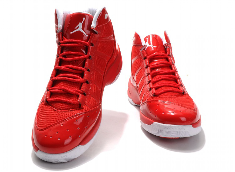 Air Jordan Play In Red White Shoes