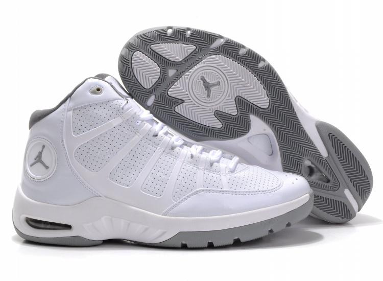 Air Jordan Play In White Grey Shoes - Click Image to Close