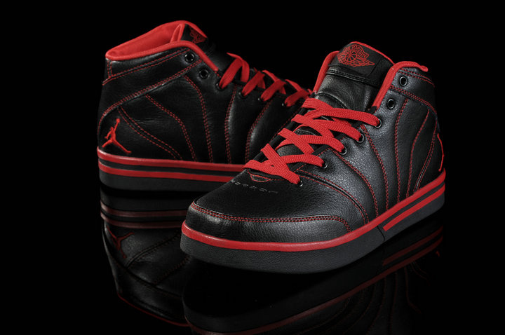 Authentic Jordan Pro Classic Black Red For Women - Click Image to Close