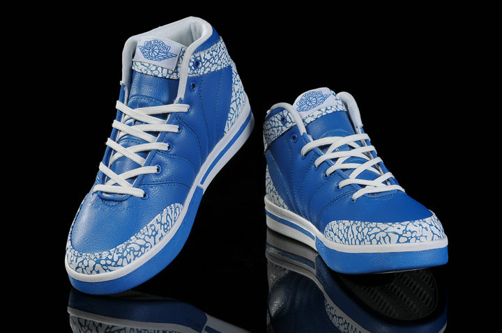 Authentic Jordan Pro Classic Blue White Cement For Women - Click Image to Close