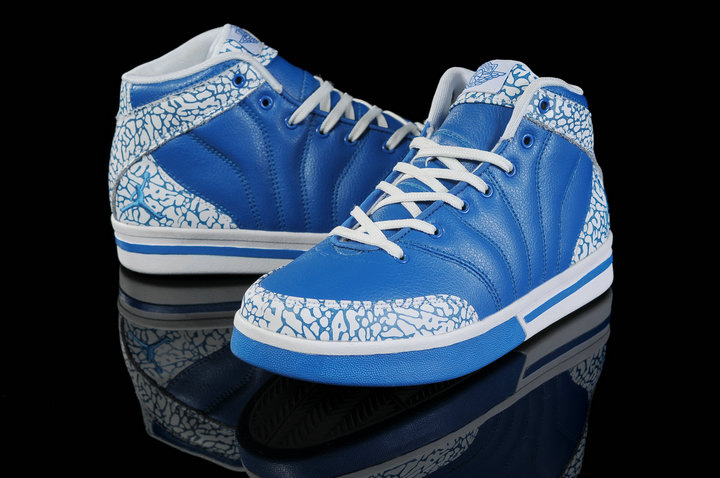 Authentic Jordan Pro Classic Blue White Cement For Women - Click Image to Close