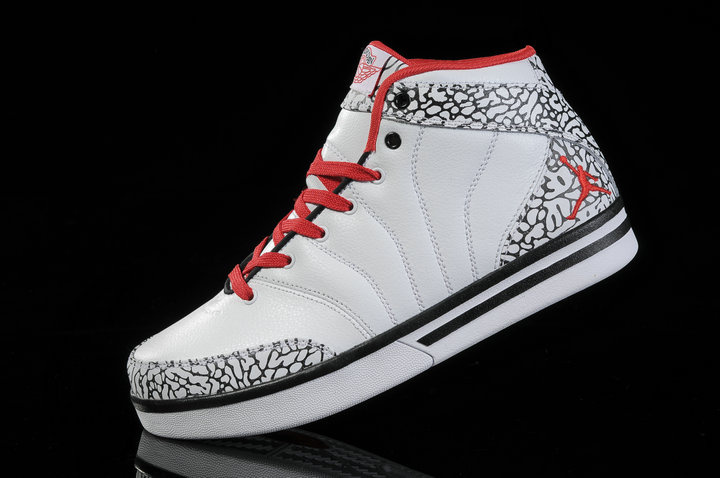 Authentic Jordan Pro Classic White Red Black Cement For Women - Click Image to Close