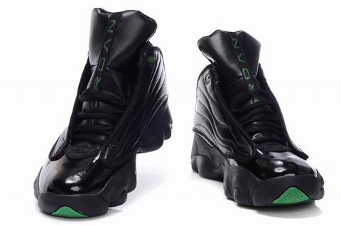 Comfortable Jordan Pro Srong Black Green Shoes - Click Image to Close