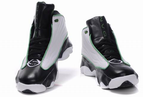 Comfortable Jordan Pro Srong Black White Green Shoes - Click Image to Close