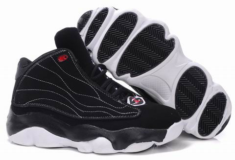 Comfortable Jordan Pro Srong Black White - Click Image to Close