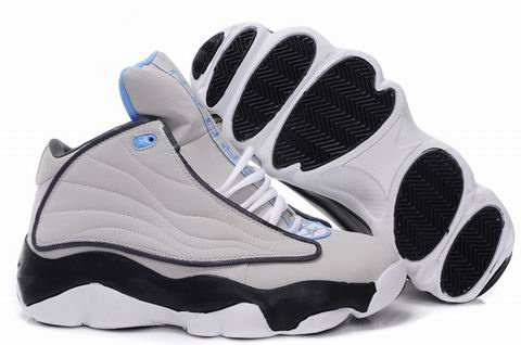 Comfortable Jordan Pro Srong Grey Black White Shoes