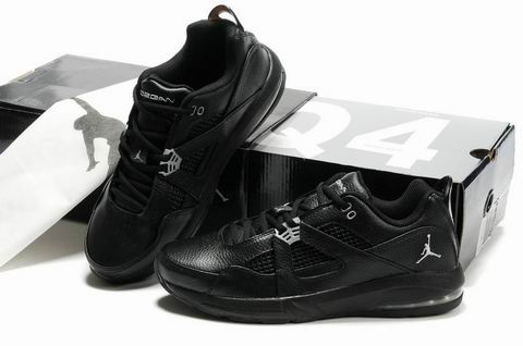 Jordan Q4 All Black Shoes - Click Image to Close