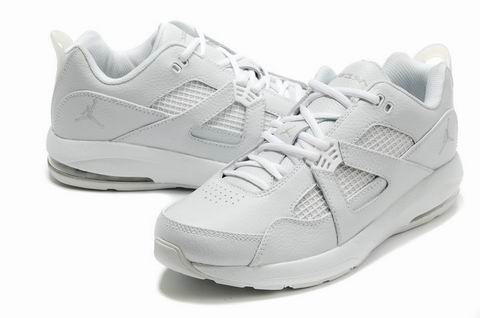 Jordan Q4 All White Shoes - Click Image to Close