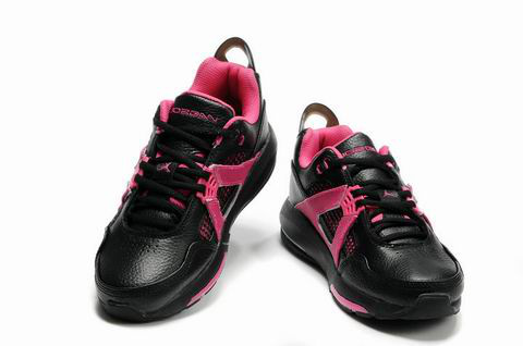 Jordan Q4 Black Pink Shoes - Click Image to Close