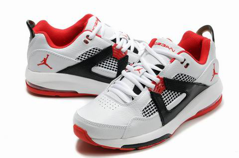 Jordan Q4 White Red Black Shoes - Click Image to Close