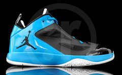 Air Jordan Quick Fuse Black Blue White Shoes - Click Image to Close