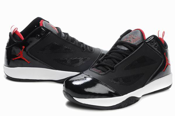 Air Jordan Quick Fuse Black White Red Shoes
