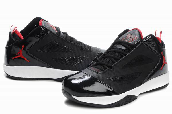 Air Jordan Quick Fuse Black White Red Shoes - Click Image to Close