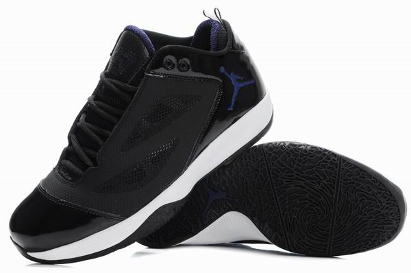 Air Jordan Quick Fuse Black White Shoes - Click Image to Close