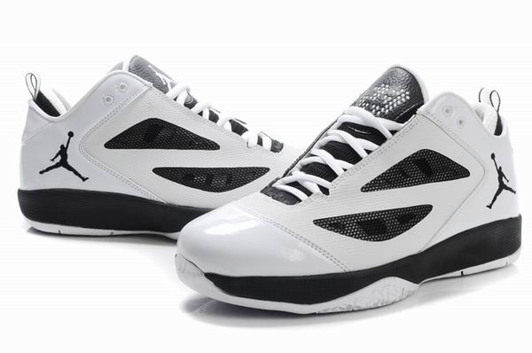 Air Jordan Quick Fuse White Black Shoes - Click Image to Close