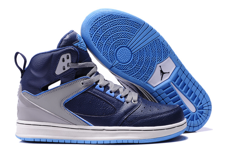 2013 Air Jordan Sixty Club Blue Grey Shoes