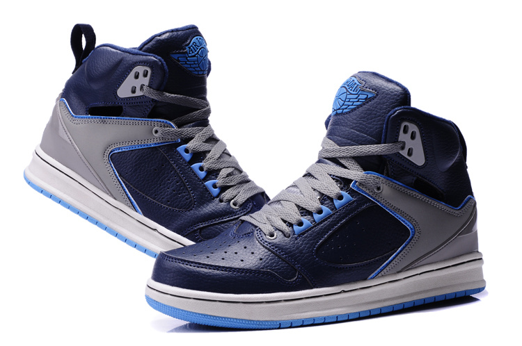 2013 Air Jordan Sixty Club Blue Grey Shoes